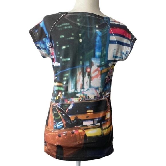 Fresh FX Art Deco Auto City Sublimation Design T-Shirt SZ L - Picture 2 of 10